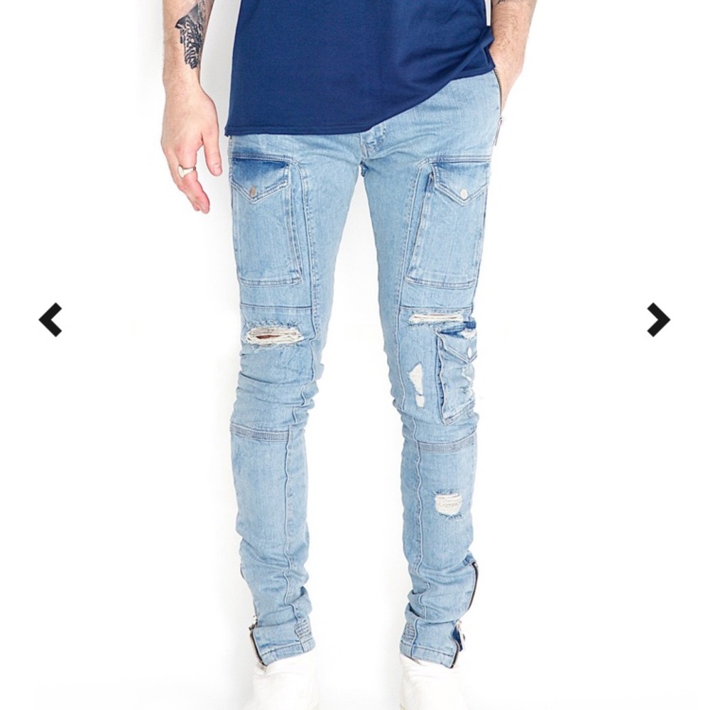 Violent Rose Kago distressed jeans